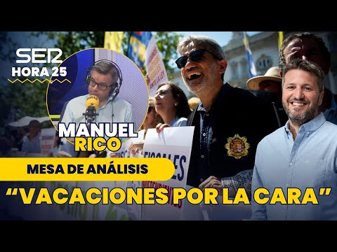 "Si no les descuentan sueldo, se han cogido vacaciones por la cara": RICO sobre la HUELGA de JUECES