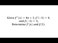 Integration and Differentiation Concepts