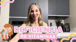 Síntomas de deficiencia vitaminas