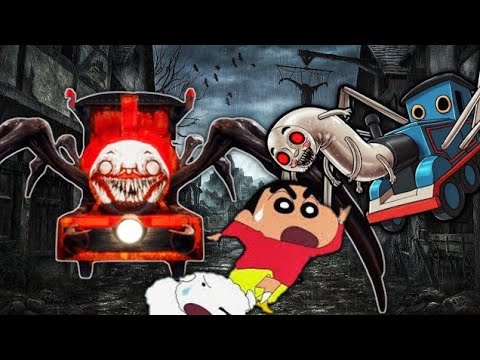 SHINCHAN and FRANKLIN found EVIL Choo Choo CHARLES TRAIN in GTA 5