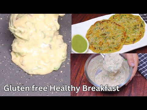 Gluten free No Soda No ENO Healthy 2 Minutes Breakfast Recipe | Instant Morning Breakfast | Jowar