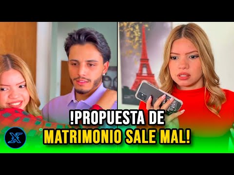 Propuesta de matrimonio sale muy mal