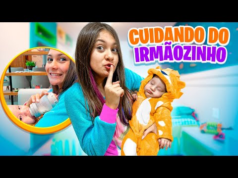 CUIDANDO DO MEU IRMÃOZINHO A NOITE ! - BIANKA
