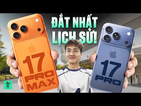 Trên tay iPhone 17 Pro Max: Màu Cam và Xanh đẹp, có bản 2TB, Việt Nam tăng giá mạnh!