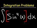 Integral of Sine to the Fourth Power