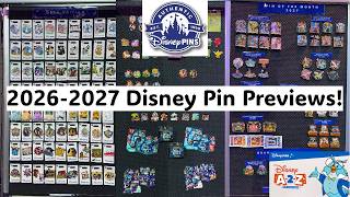 DISNEY PIN PREVIEWS 2026-2027! (A-2-Z Pin Event)