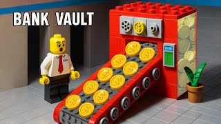 LEGO Technic Bank Vault | Ingenious Money Transport in Action!