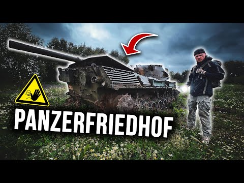 PANZER GEFUNDEN! MILITÄRSCHROTTPLATZ! PLÖTZLICH FALLEN SCHÜSSE 👀