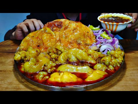 Dhamaka 😳 Oily Mutton Fat Curry With Dal Puri Eating Challenge 😲 Mutton Luchi | Food Khane Ka Video