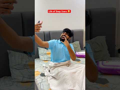 Life of Snapchat Users 🤣 #dushyantkukreja #shorts #ytshorts