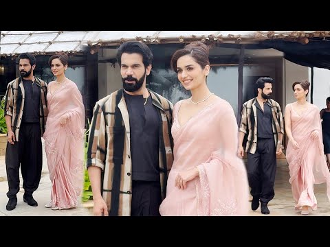 See Rajkumar Rao & Manushi Chillar Magical Chemistry As They Came Together For Film Maalik Promotion
