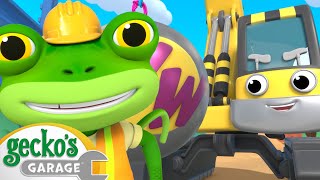 Eric the Wrecking Ball 🏗️ | Gecko's Garage | Toddler Fun Learning for Kids