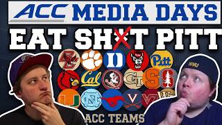 We Play Virginia, Still Hate SPITT – Full ACC Media Days WVU Preview