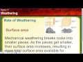 Weathering Processes and Influencing Factors
