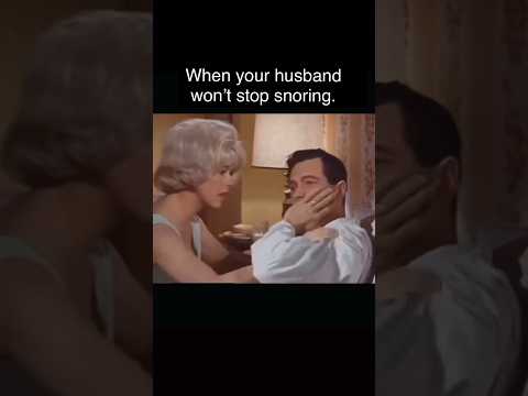 When your husband won't stop a snoring 🤣💀