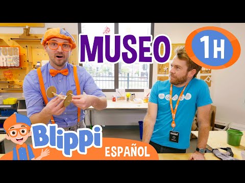 Blippi visita el museo para niños 😀 Canciones Infantiles🎵| Aprende | Moonbug Español | Blippi