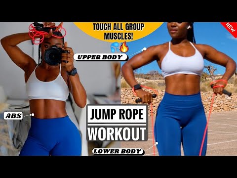 JUMP ROPE HIIT WORKOUT | Quick & Effective Full-Body Fat Burner At Home