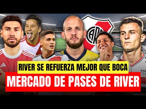 MERCADO DE PASES DE RIVER Y ¿BOCA? ENERO 2025 - DEBATE ESPACIO BOVER