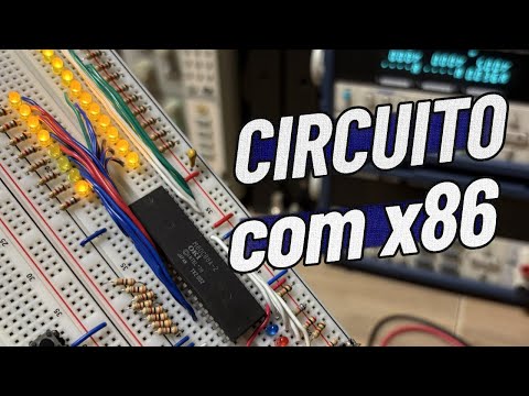 Microprocessador x86 funcionando na prática!