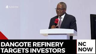 YouTube video thumbnail: Dangote Refinery Takes IPO Campaign to Investors