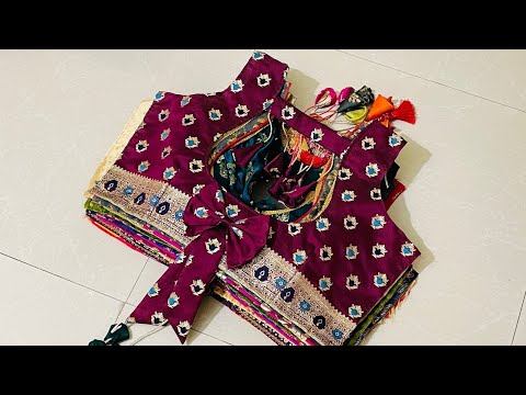 Beautiful Models Blouse Back Neck Designs | Latest Blouse Back Neck Designs