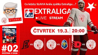 #EXTRALIGA2026 I  VARY-SLAVIA, SLAVIA-KLADNO, PARDUBICE-SLAVIA  I #2 I NHL 26