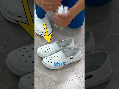 These Shoes Stop Flying Needles #shorts