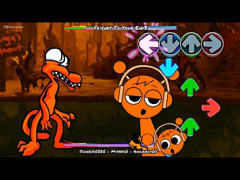 FNF Sprunki Normal All Phases x 2D Rainbow Friend | Friends To Your End -Incredibox Sprunki FNF Mods