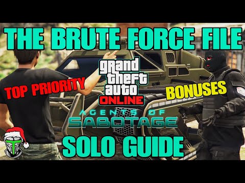 GTA Online - The Brute Force File SOLO Guide (All Bonuses)