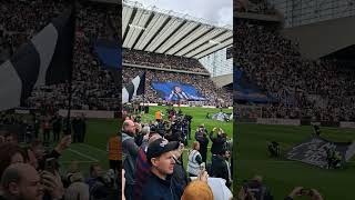 #worflags display# Newcastle 4 -1 Man United #newcastle #worflags #carabaocup #premierleague