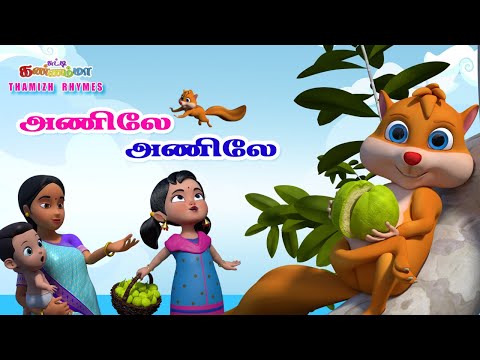 அணிலே அணிலே வா சுட்டி கண்ணம்மா பாடல்  Tamil Kids Song Anile Anile Nill Tamil Rhymes Chutty Kannamma