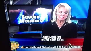 Severe derecho coverage Jun 29, 2012: Fort Wayne, IN (WPTA/WISE)3/4