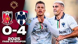 🔴⚪ Urawa Red Diamonds 0-4 Rayados 🔵⚪ Mundial de Clubes 2025 🏆 Fase de Grupos