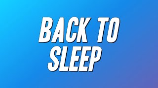 Chris Brown - Back To Sleep (Lyrics)