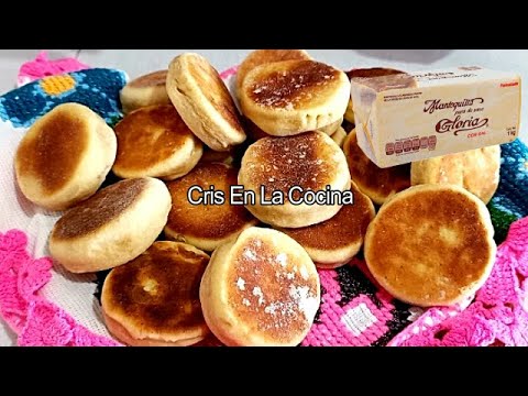 GORDITAS DE MANTEQUILLA en comal ,SUAVES Y ESPONJOSAS 😋🤤