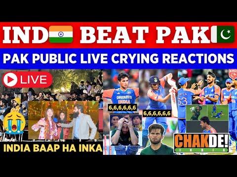 Pak Public Live Crying Reaction On IND 🇮🇳 Beat PAK 🇵🇰 Again In Asia Cup 2025 || Shame On Team Pak