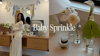 Prepping for Baby! | nesting vlog, baby sprinkle, setting up our nursery, girl time