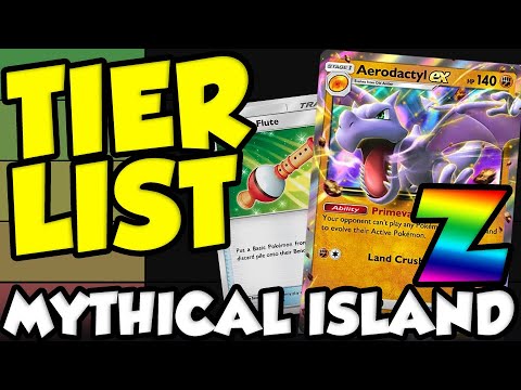 POKEMON TCG POCKET MYTHICAL ISLAND TIER LIST! New Pokemon TCGP Mythical Island Card List Ranked!