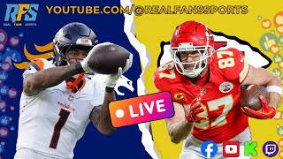 DENVER BRONCOS vs KANSAS CITY CHIEFS | TNF WATCH A LONG || REALFANSSPORTS