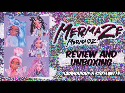 NEW MERMAZE MERMAIDZ-Shellnelle &Harmonique #Doll Review #freeproduct #mermazemermaidz #mermaid