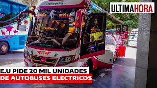 E,U, pide 20 mil unidades del primer autobús eléctrico Mexicano