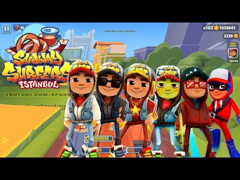 SUBWAY SURFERS GAMEPLAY PC HD 2024 - ISTANBUL - JAKE+DARK+STAR+ZOMBIE+FESTIVE+SUPER JAKE