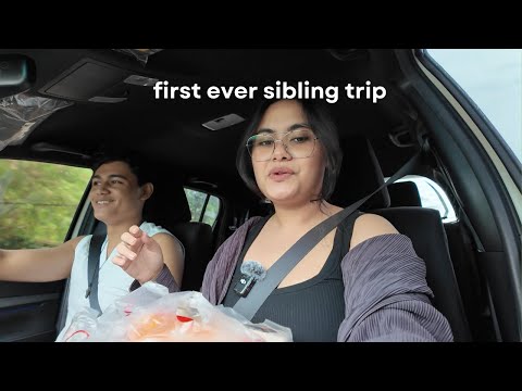 sibling road trip to boracay 🚗, mukbang 🍔, shopee haul 🍊, chorvaloo