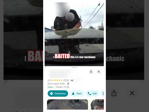 I fraud checked this ATL mechanic. BUY A DASH CAM!