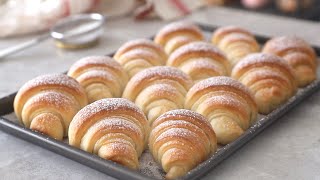 🥐 DELIZIOSI CORNETTI SFOGLIATI SENZA UOVA, LEGGERI E FACILI DA REALIZZARE 🥐