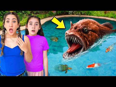 Caught a MONSTER Fish ATTACKING Our Turtle!! | Jancy Family