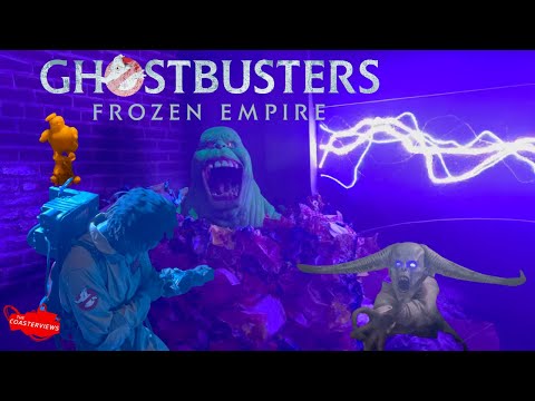 Ghostbusters: Frozen Empire Maze 4K 60fps Halloween Horror Nights Hollywood 2024