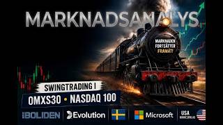Marknaden går som ett skenande lokomotiv – OMXS30, Nasdaq 100, Boliden, Evolution & Microsoft