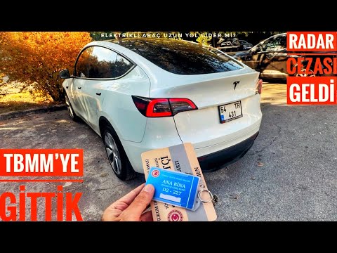 TESLA İLE ANKARA’YA GİTTİK | TBMM İNCELEME VEKİLİMİZ GEZDİRDİ | RADAR CEZASI | VLOG