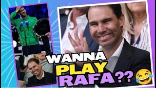 Novak Djokovic's Hilarious offer to Rafael Nadal during Australian Open 😂